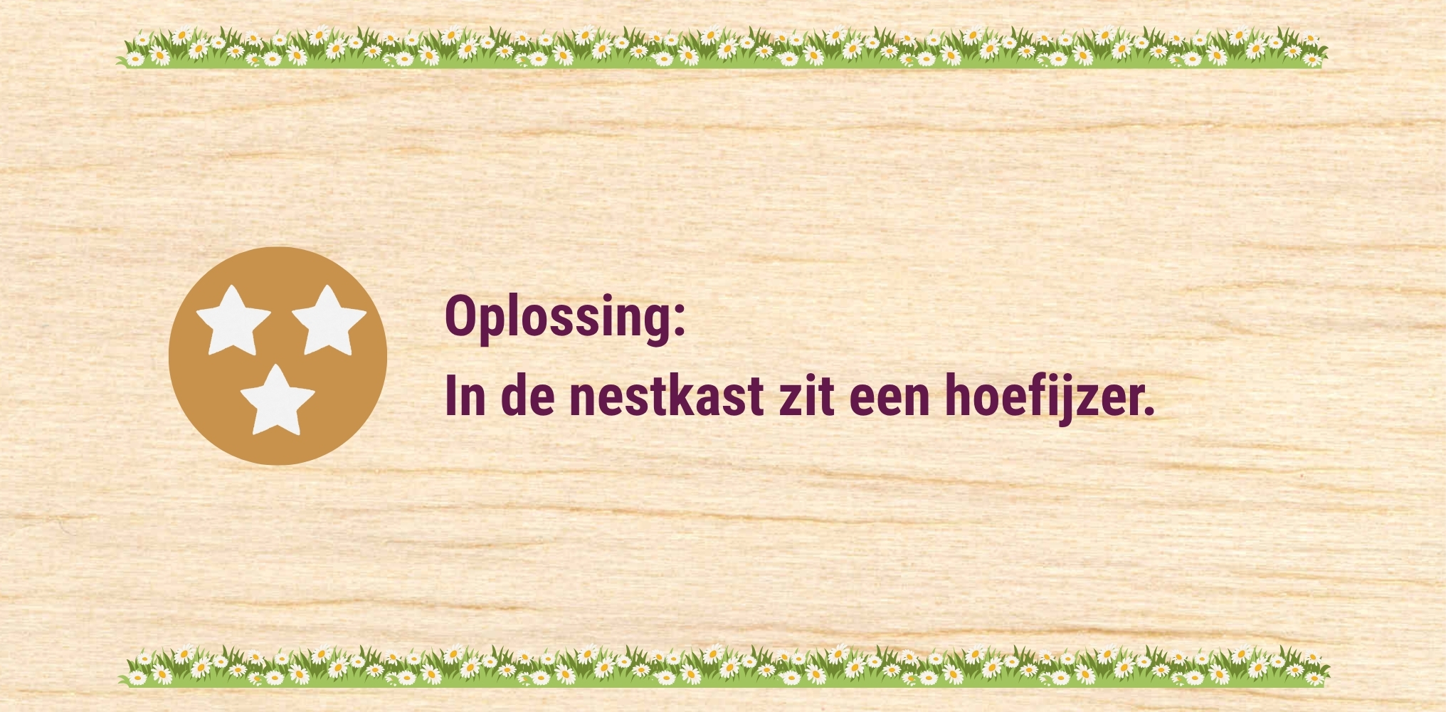 De ezel - oplossing 3
